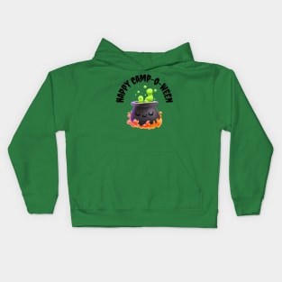 Happy Camp-O-Ween Camping Halloween Kids Hoodie